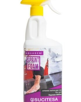 מסיר שומן מארונות מטבח מבלי פגיעה במשטח - SPRINT FOAM